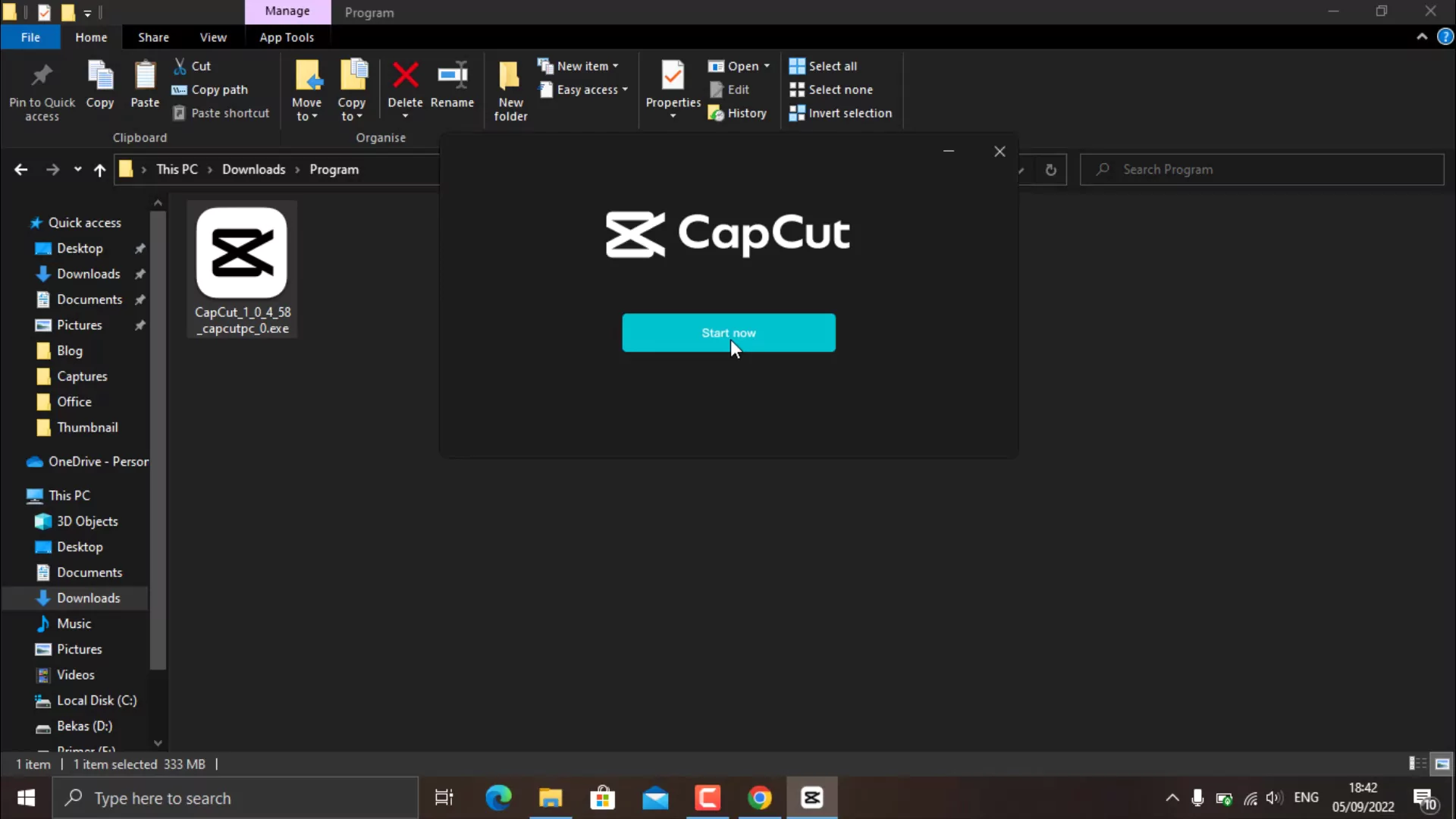 Capcut apk for window