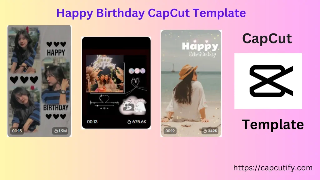 Happy birthday capcut template